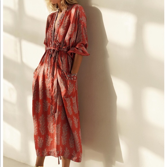 ZARA sold out printed Kimono XS - Picture 2 of 6